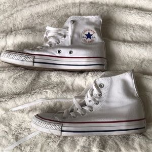 White Chuck Taylor High-Top Converse